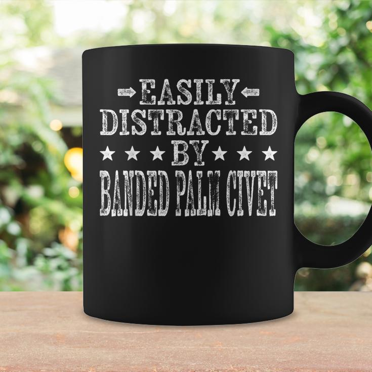 Easily Distracted By Banded Palm Civet Animal Lover Coffee Mug Gifts ideas