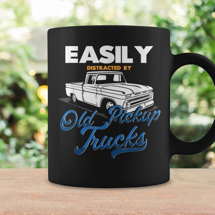 Easily Distracted By Old Pickup Trucks Classic Cars Coffee Mug Gifts ideas