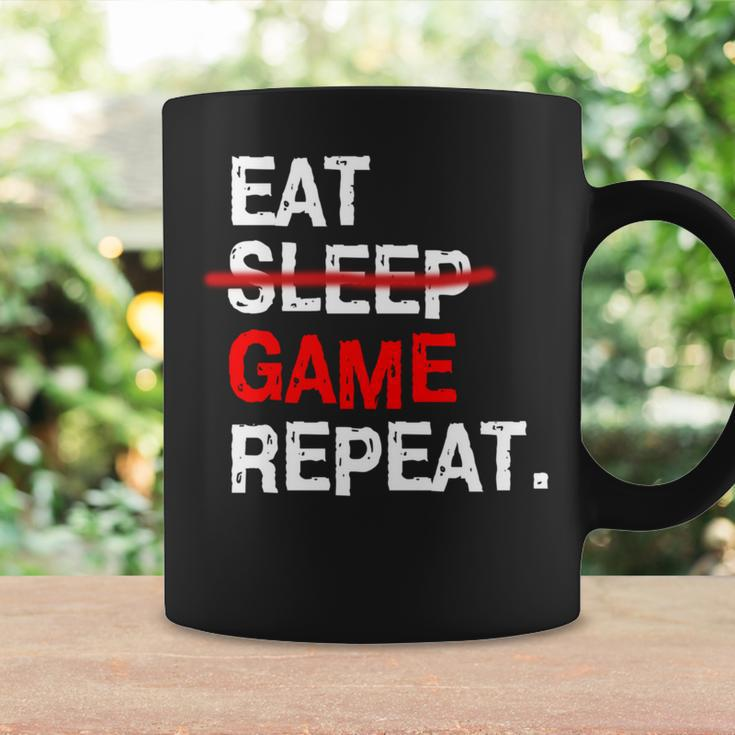 Eat Sleep Game Repeat Board Video Gamer Coffee Mug Gifts ideas