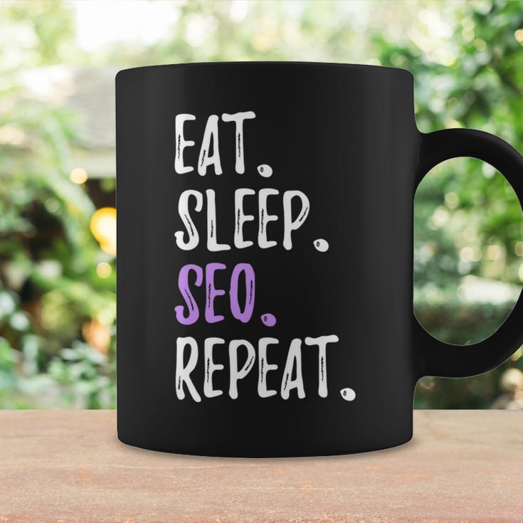 Eat Sleep Seo Repeat Search Engine Optimization Coffee Mug Gifts ideas