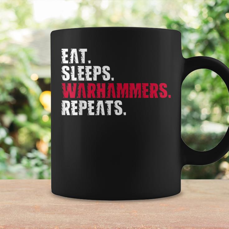 Eat Sleep Warhammers Repeat Funny Gamer Gaming Video Game Coffee Mug Gifts ideas