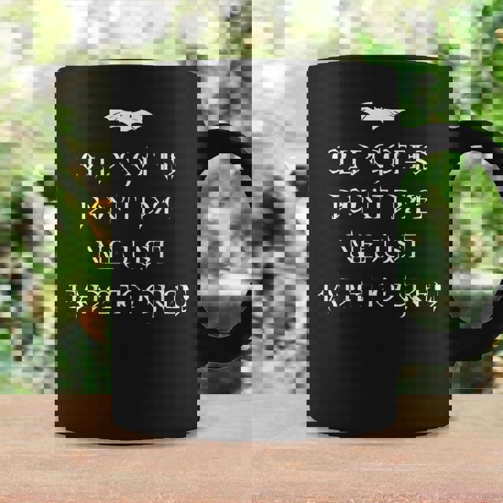 Elder Goth Old Goths Quote Saying Bat Gothic Goth Coffee Mug Gifts ideas