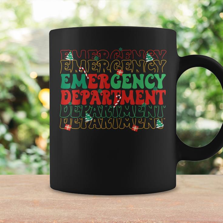Emergency Department Christmas Ed Er Nurse Crew Women Coffee Mug Gifts ideas