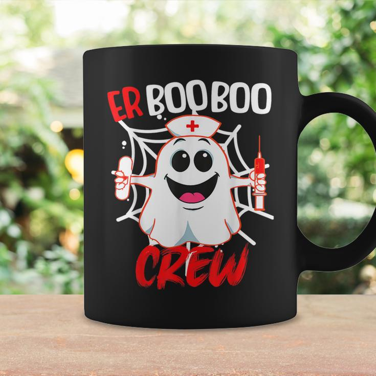 Er Boo Boo Crew Cute Ghost Nurse Halloween Costume Nursing Coffee Mug Gifts ideas