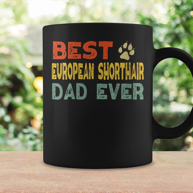 European Shorthair Cat Dad Owner Breeder Lover Kitten Coffee Mug Gifts ideas