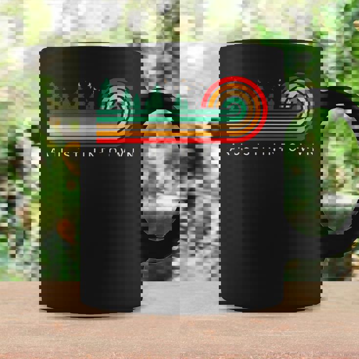Evergreen Vintage Stripes Austintown Ohio Coffee Mug Gifts ideas