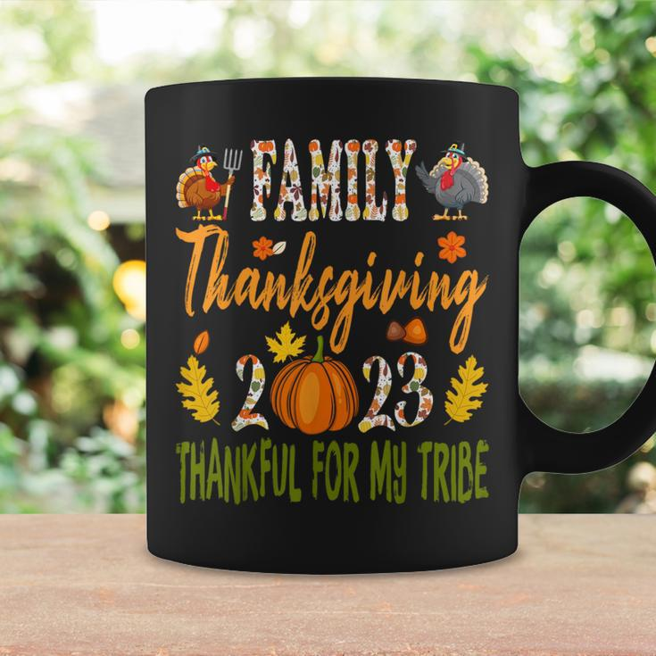 Family Thanksgiving 2023 Thankful For My Tribe Autumn Vibes Coffee Mug Gifts ideas