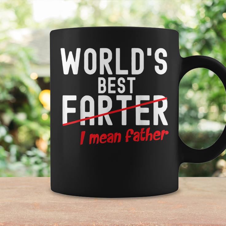 Fathers Day Funny Dad Worlds Best Farter I Mean Father Coffee Mug Gifts ideas