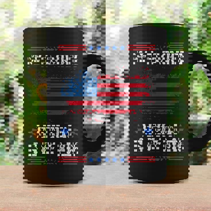 My Favorite Veteran Is My Mom Us Flag Veteran Proud Mother Coffee Mug Gifts ideas