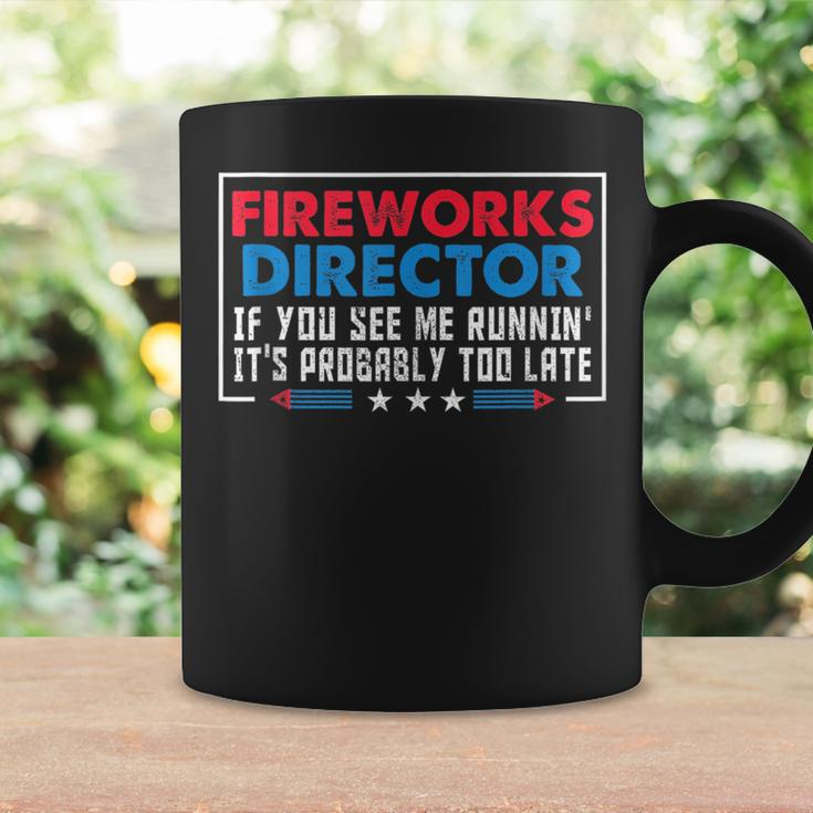 Fireworks Director If You See Me Runnin Funny 4Th Of July Coffee Mug Gifts ideas