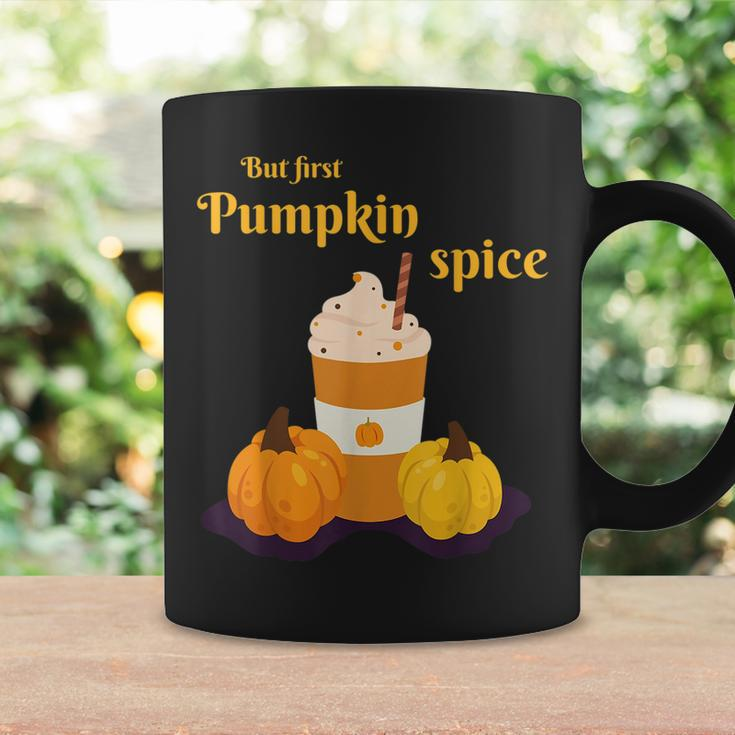 But First Pumpkin Spice Latte Fall Season Halloween Latte Coffee Mug Gifts ideas