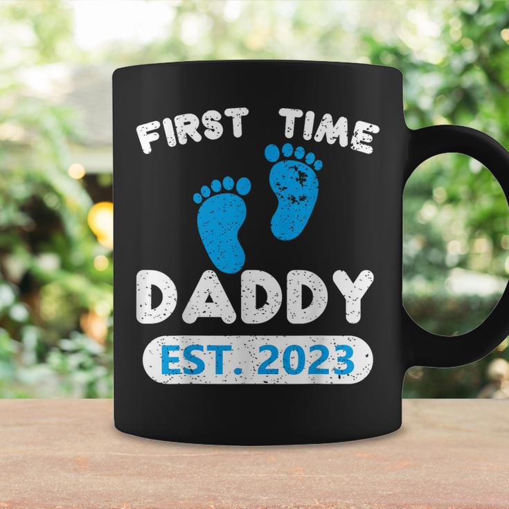 First Time Daddy Est 2023 Fathers Day Grandparents Son Coffee Mug Gifts ideas