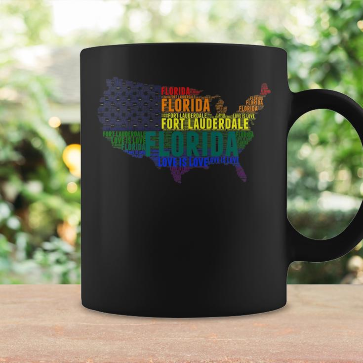 Florida Fort Lauderdale Love Wins Equality Lgbtq Pride Coffee Mug Gifts ideas