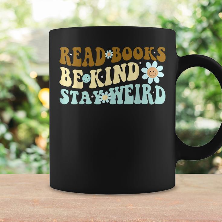 Flower Groovy And Funny Read Books Be Kind Stay Weird 2023 Coffee Mug Gifts ideas