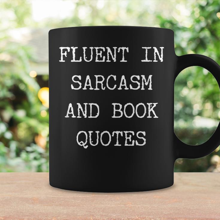 Fluent In Sarcasm Book Quotes Coffee Mug Gifts ideas