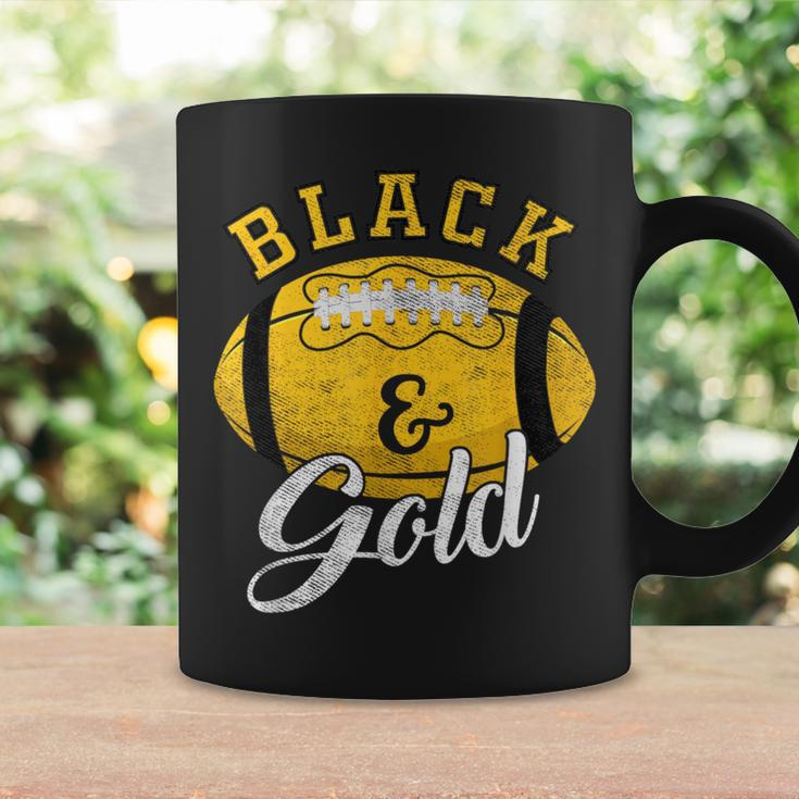 Football Game Day Black And Gold Costume For Football Lover Coffee Mug Gifts ideas