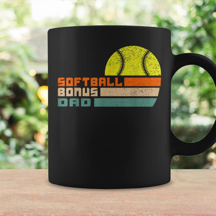 For Mens Softball Bonus Dad From Stepdaughter Stepson Son Coffee Mug Gifts ideas