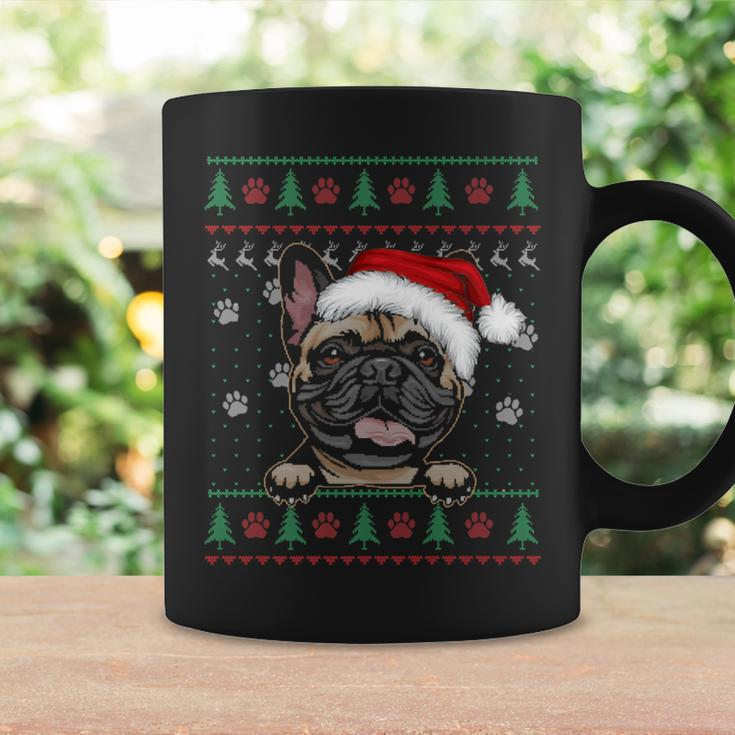 French Bulldog Christmas Ugly Sweater Dog Lover Xmas Coffee Mug Gifts ideas