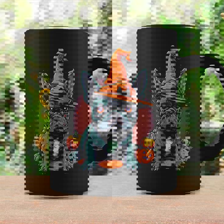 French Bulldog Witch Hat Halloween Costume Dog Lover Puppy Coffee Mug Gifts ideas