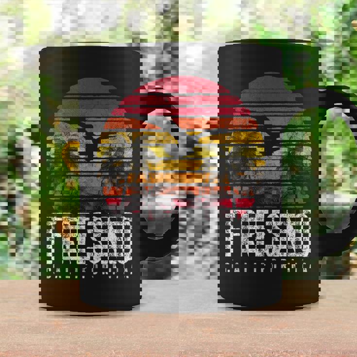 Fresno California Ca Vintage Retro Distressed Style Coffee Mug Gifts ideas