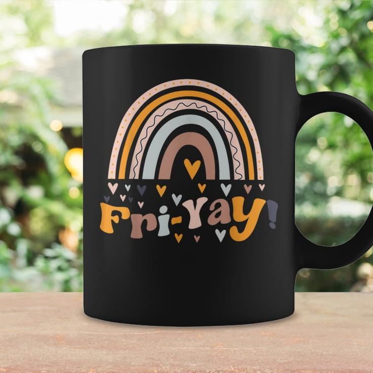 Fri Yay Friday Lovers Fri-Yay Teacher Weekend Tie Dye Coffee Mug Gifts ideas