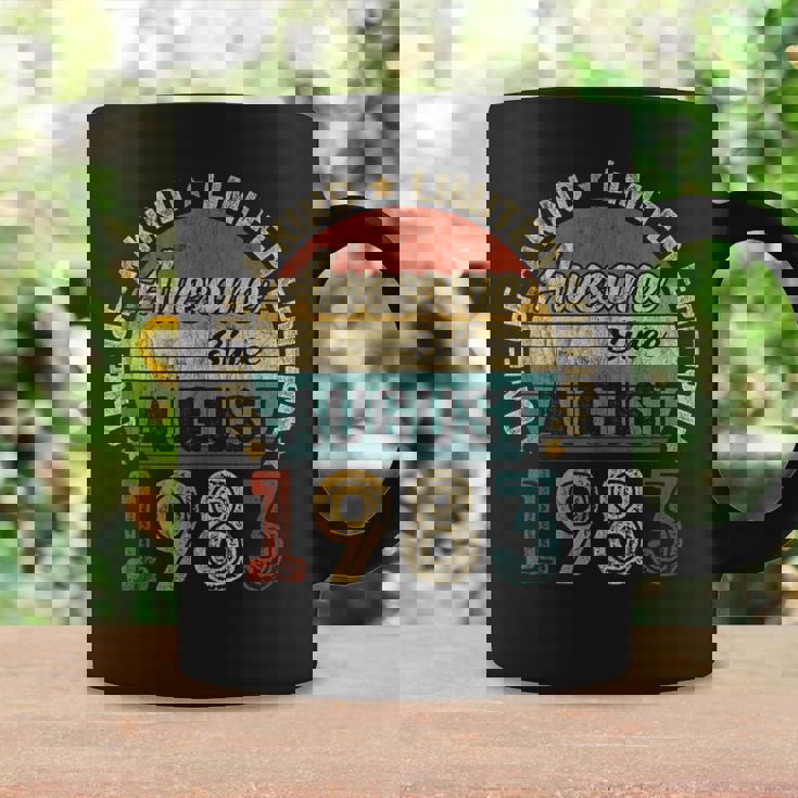 Funny 40 Years Old August 1983 Vintage 40Th Birthday Gifts 40Th Birthday Funny Gifts Coffee Mug Gifts ideas