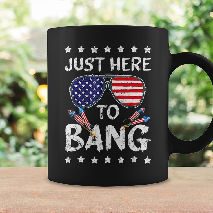 Funny 4Th Of July Im Just Here To Bang Usa Flag Sunglasses 5 Coffee Mug Gifts ideas