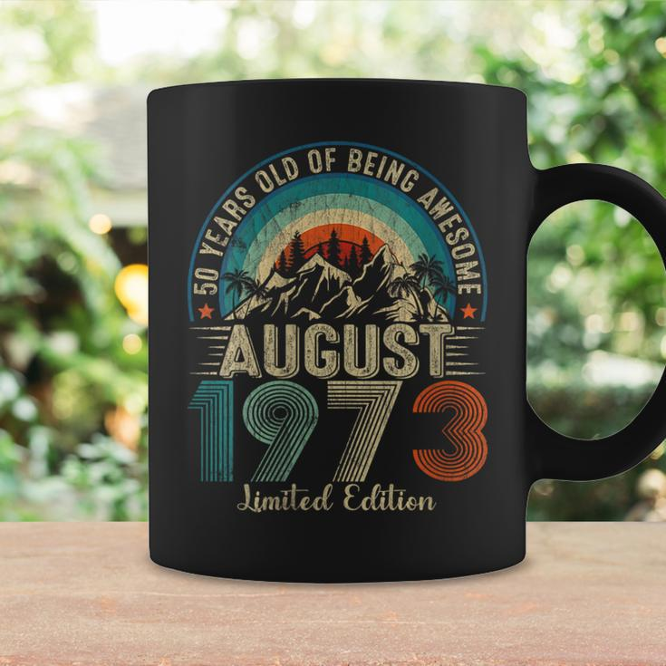 50 Years Old August 1973 Vintage 50Th Birthday Coffee Mug Gifts ideas