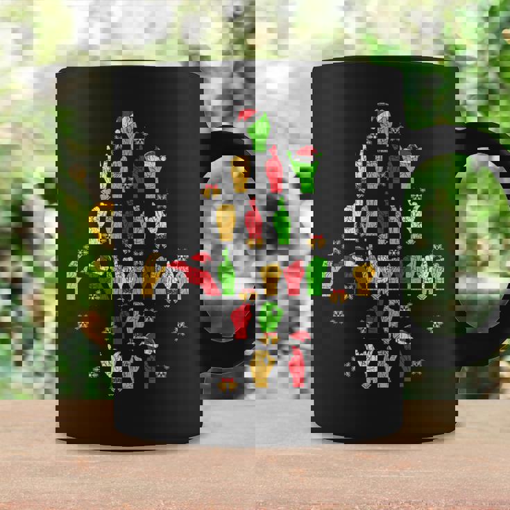 Asl Christmas American Sign Language Coffee Mug Gifts ideas