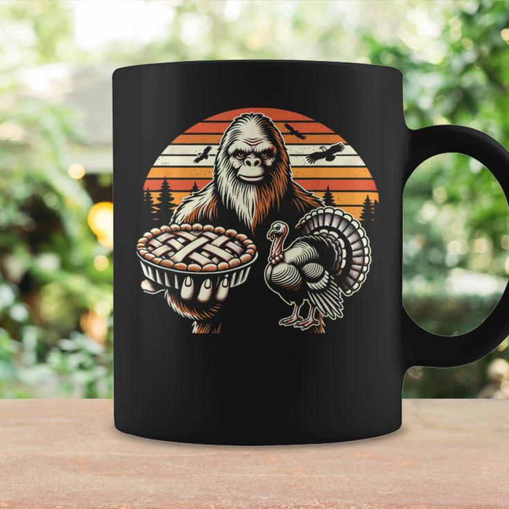 Bigfoot Sasquatch Turkey Thanksgiving Coffee Mug Gifts ideas
