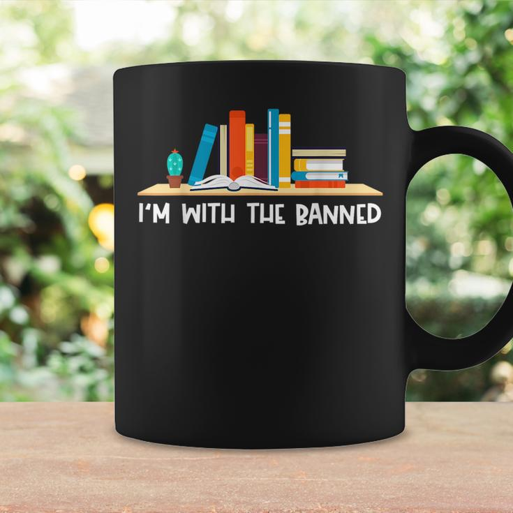 Funny Books Lovers Im With The Books Bookshelf Hilarious Coffee Mug Gifts ideas