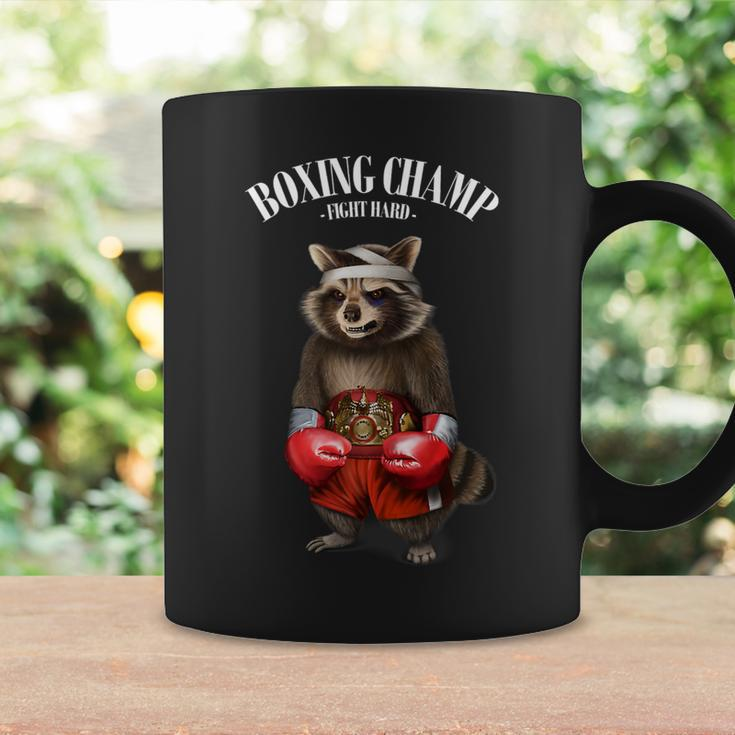 Funny Boxing Champion Raccoon Fighter Coffee Mug Gifts ideas