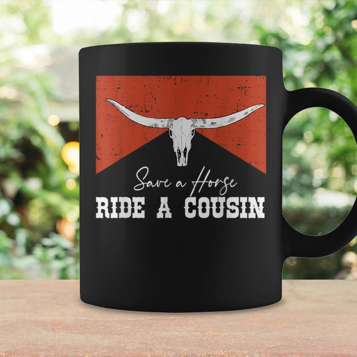 Bull Western Save A Horse Ride A Cousin Coffee Mug Gifts ideas