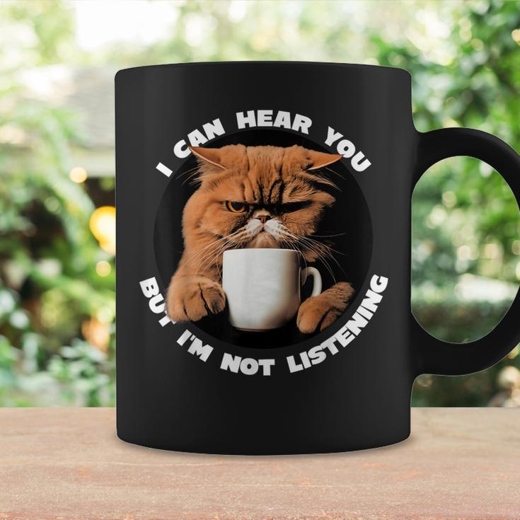 Funny Cat I Can Hear You But Im Not Listening Coffee Gifts Coffee Mug Gifts ideas