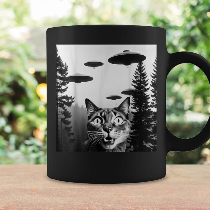 Cats With Alien Ufo Spaceship Cat Lovers Coffee Mug Gifts ideas
