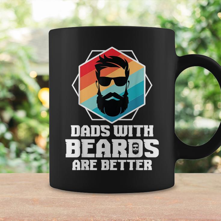 Funny Dads With Beards Are Better Dad Joke Fathers Day Coffee Mug Gifts ideas