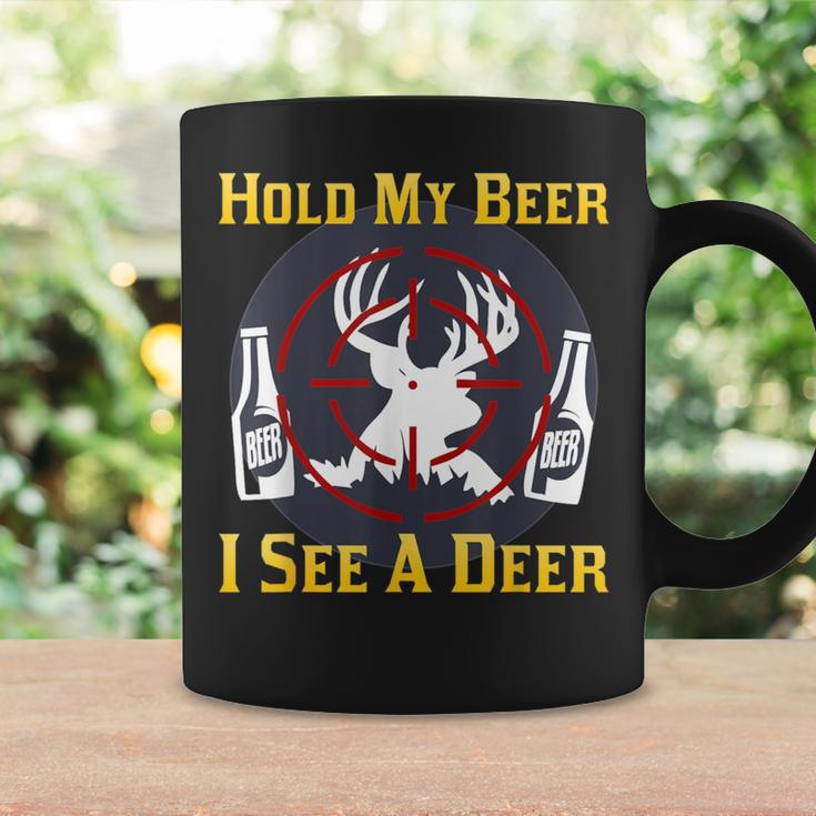 Deer Beer Hold My Beer I See A Deer Hunting Coffee Mug Gifts ideas