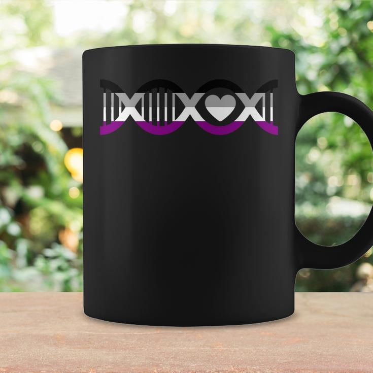 Funny Dna Heart Lgbt Gay Pride Flag Month Lgbtq Asexual Coffee Mug Gifts ideas
