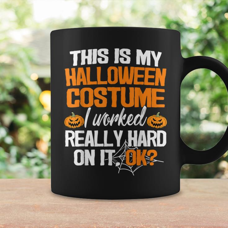 Easy This Is My Halloween Costume Diy Last Minute Coffee Mug Gifts ideas