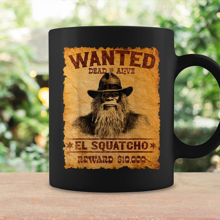 El Squatcho Wanted Poster Bigfoot Sasquatch Lover Coffee Mug Gifts ideas