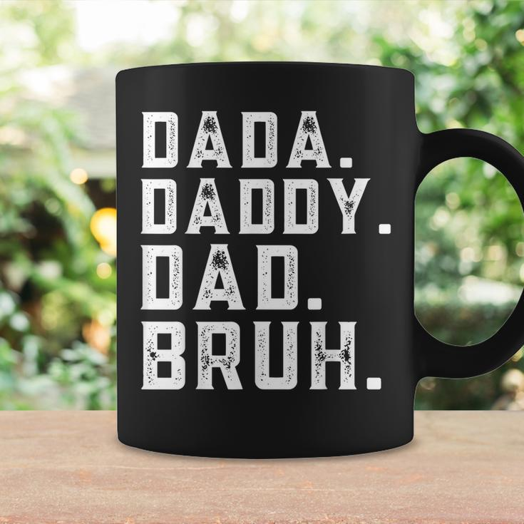 Funny Fathers Day Quote Men Dada Daddy Dad Bruh Fathers Day Coffee Mug Gifts ideas