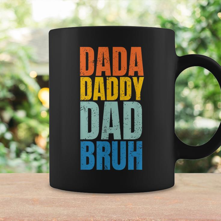 Funny Fathers Day Vintage Dada Daddy Dad Bruh Fathers Day Coffee Mug Gifts ideas