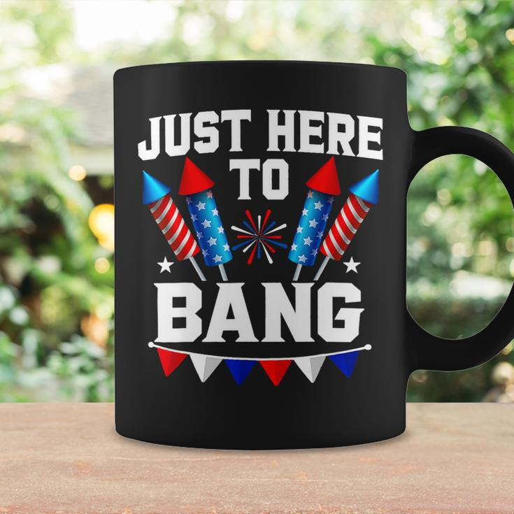 Funny Fourth Of July 4Th Of July Im Just Here To Bang 7 Coffee Mug Gifts ideas