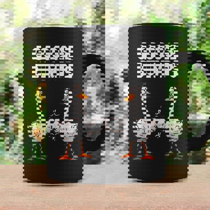 Funny Goose Bumps Humor Geese Sarcastic Pun Joke Farm Animal Coffee Mug Gifts ideas