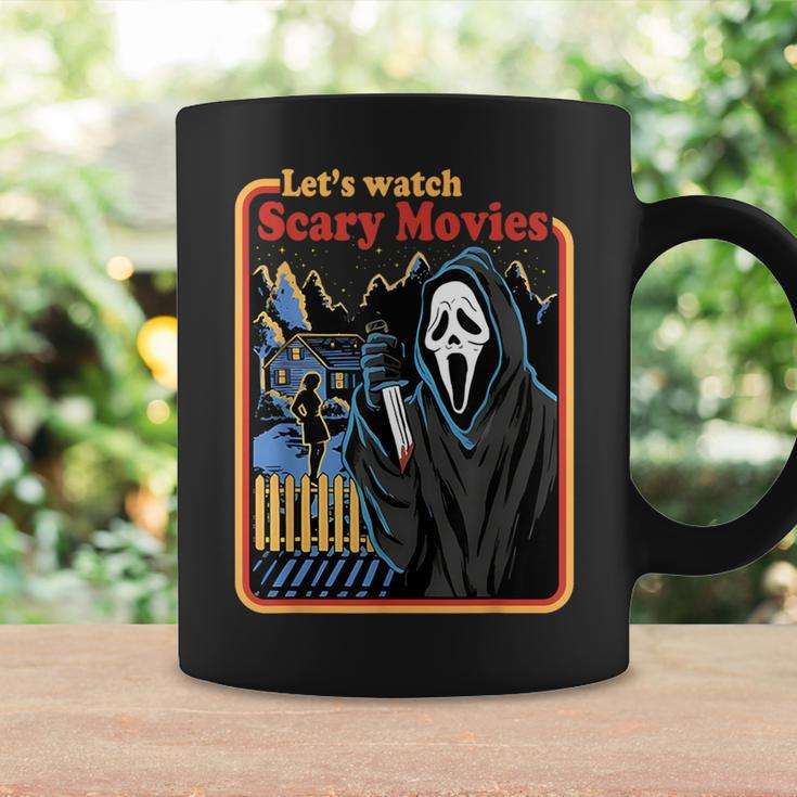 Halloween Let’S Watch Scary Horror Movies Ghost Killer Coffee Mug Gifts ideas
