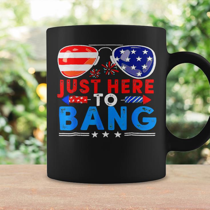 Funny Just Here To Bang 4Th Of July Sunglasses Usa Flag Coffee Mug Gifts ideas