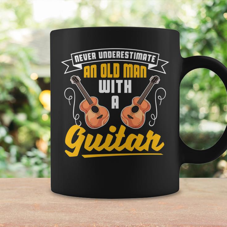 Funny Never Underestimate An Old Man With A Guitar Coffee Mug Gifts ideas