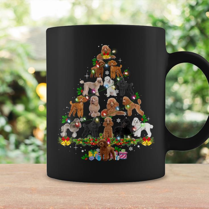 Poodle Christmas Tree Ornament Decor Xmas Dog Dad Mom Coffee Mug Gifts ideas