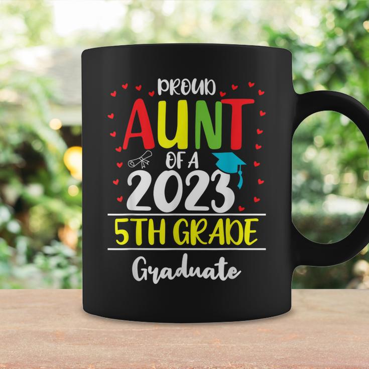 Funny Proud Aunt Of A Class Of 2023 5Th Grade Graduate Coffee Mug Gifts ideas