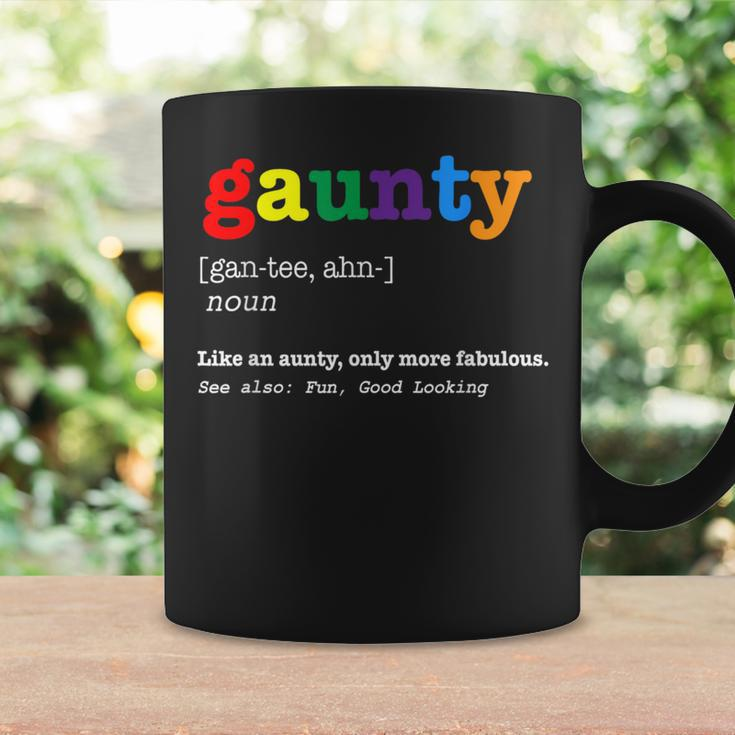 Rainbow Gaunty Definition For Gay Aunt Coffee Mug Gifts ideas